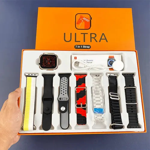 Ultra Smart Watch With 7 Straps - Flagship Cellfones