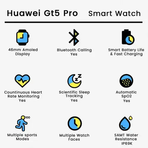 Huawei Watch GT5 Pro - Flagship Cellfones